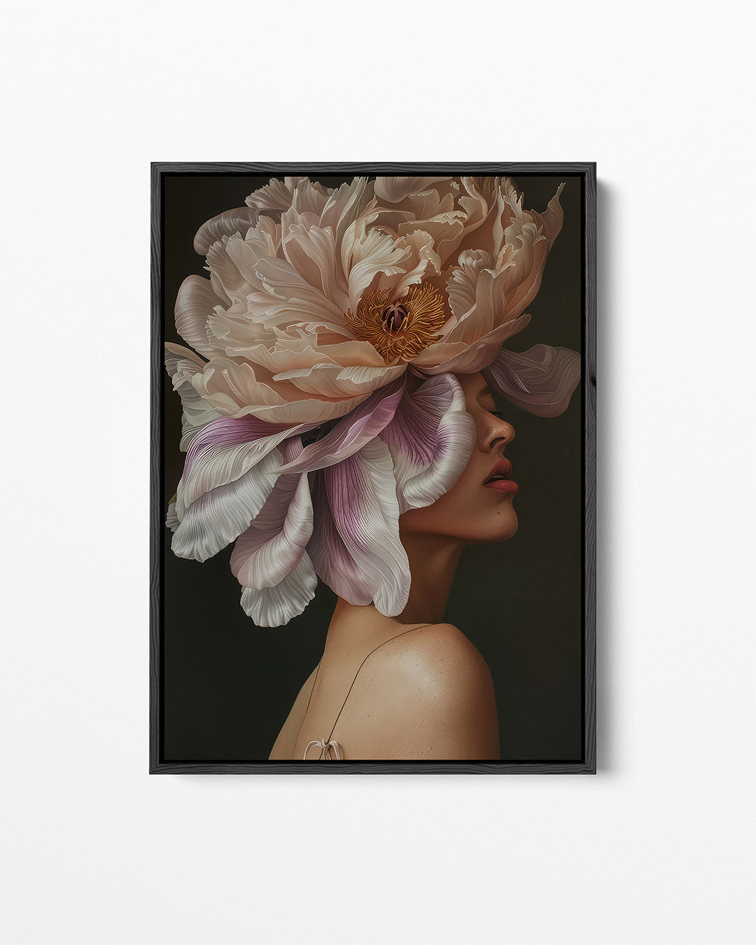 Bloemrijke elegantie – staand wanddecoratie kunstwerk