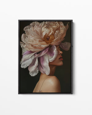 Bloemrijke elegantie – staand wanddecoratie kunstwerk