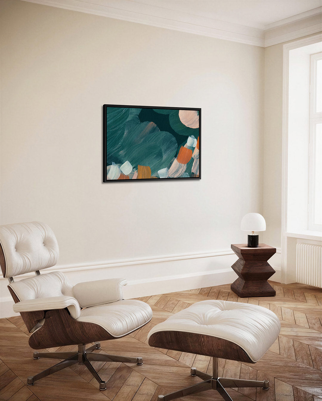 Dynamische borstelstreken – alternatieve weergave van het kunstwerk