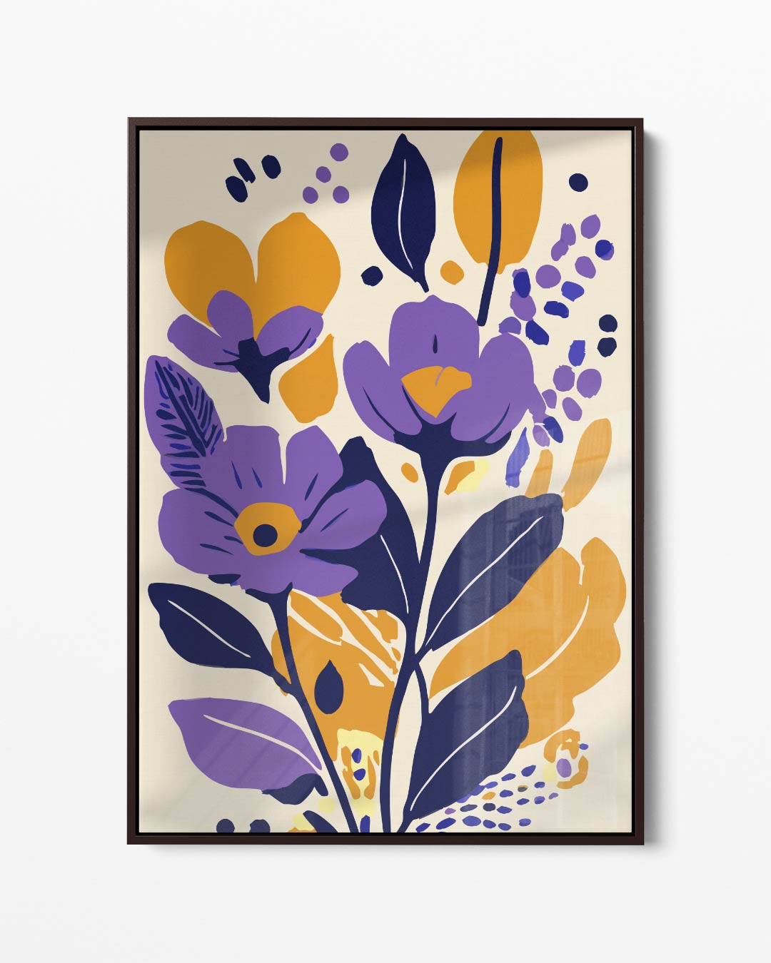 Kleurrijke Bloemenpracht – portret kunstwerk als wanddecoratie