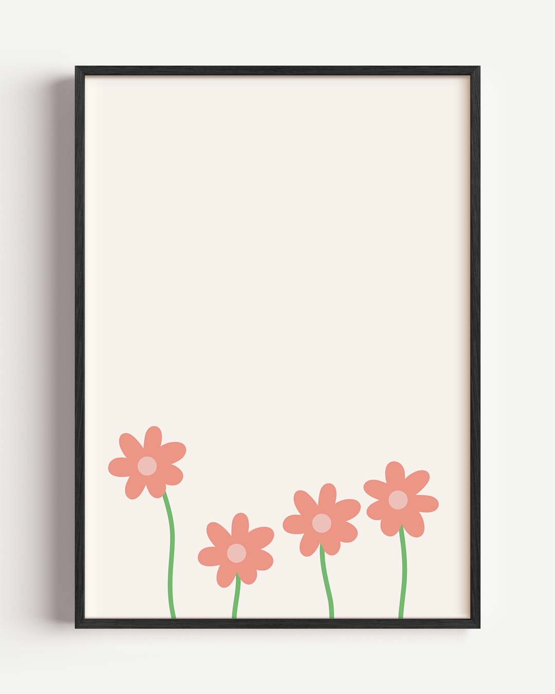 Vrolijke Bloemenpracht – paas portret poster als wanddecoratie