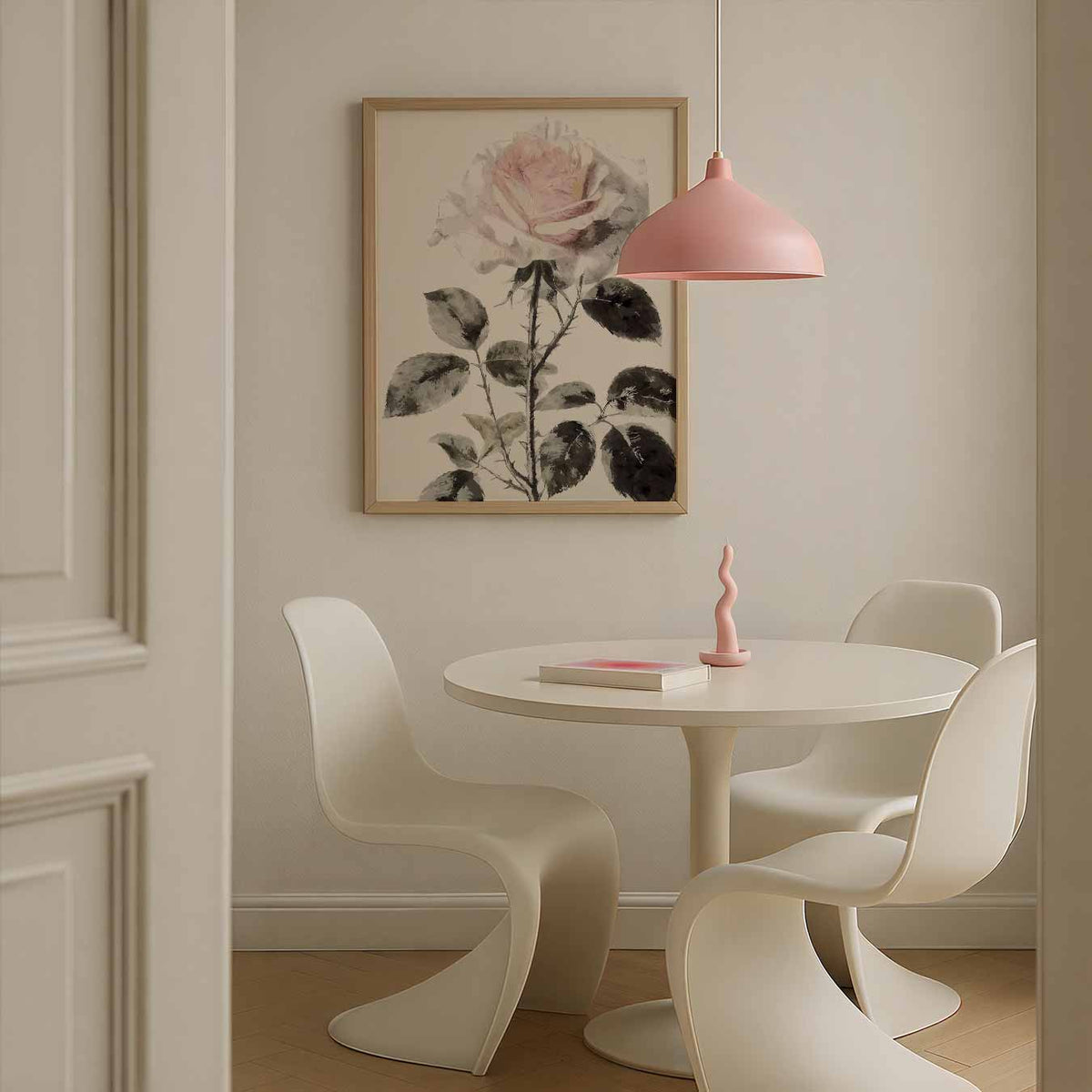 Romantische Rozenposter – staande paas wanddecoratie van WallArtistic