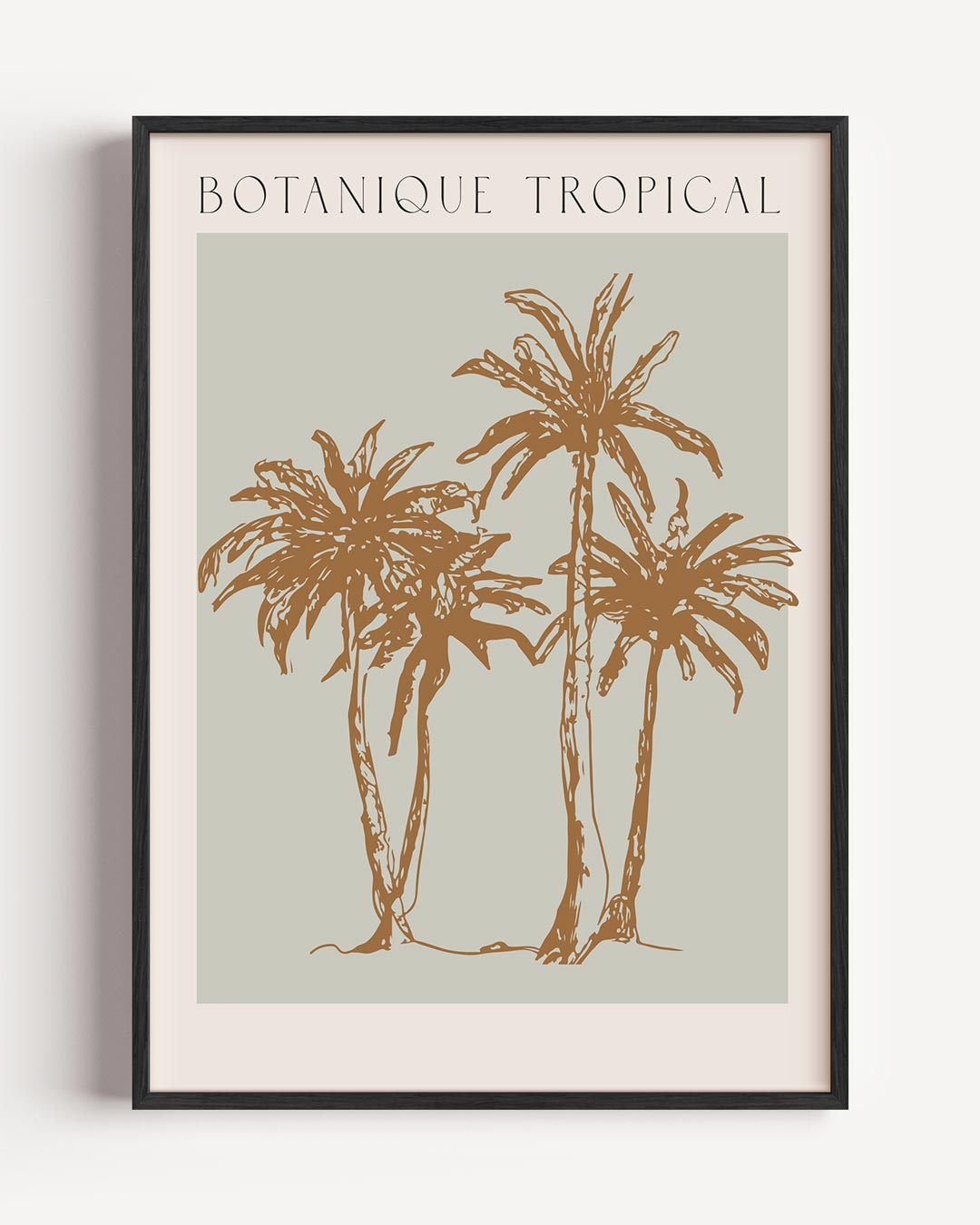 Tropische Boho Palm – zomer portret poster als wanddecoratie