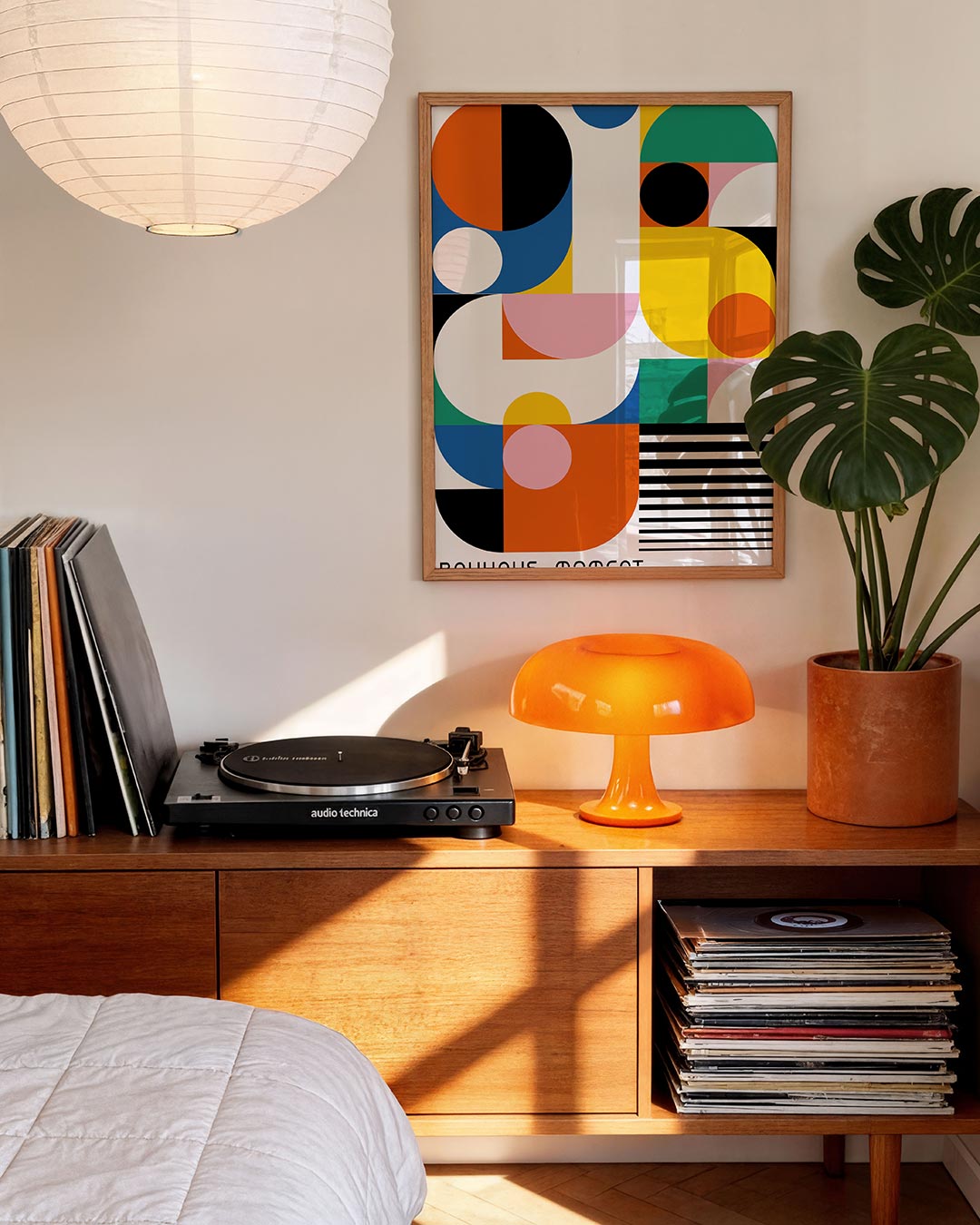 Vorm en kleur – moderne Bauhaus wandkunst als poster