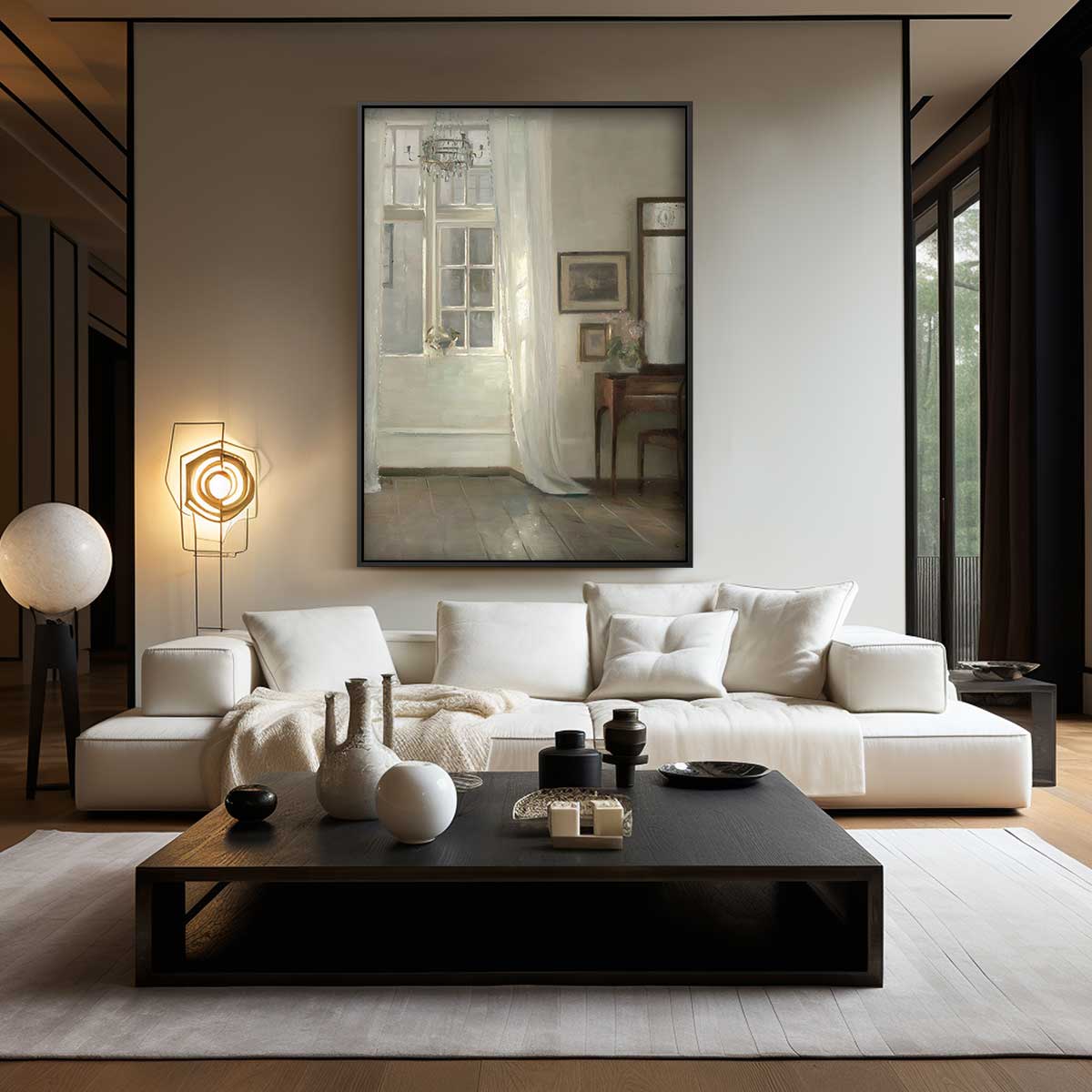 Lichte Vensterkamer – staand kunstwerk voor modern interieur