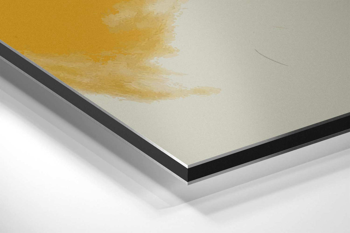 Warm Aards Abstract – canvas kunstwerk als wanddecoratie