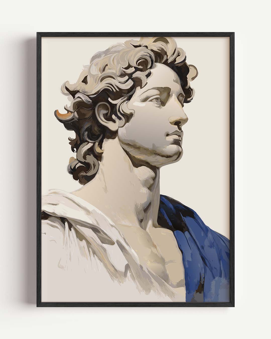 Klassieke Kracht – Popart en Streetart portret poster als wanddecoratie