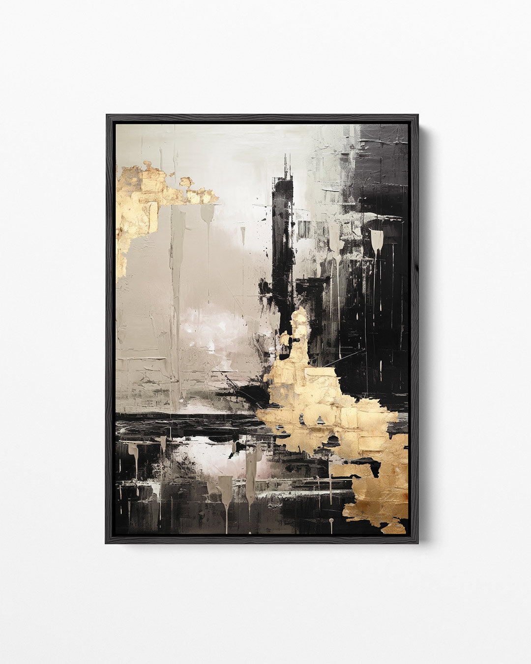 Gelaagde compositie – staand wanddecoratie kunstwerk