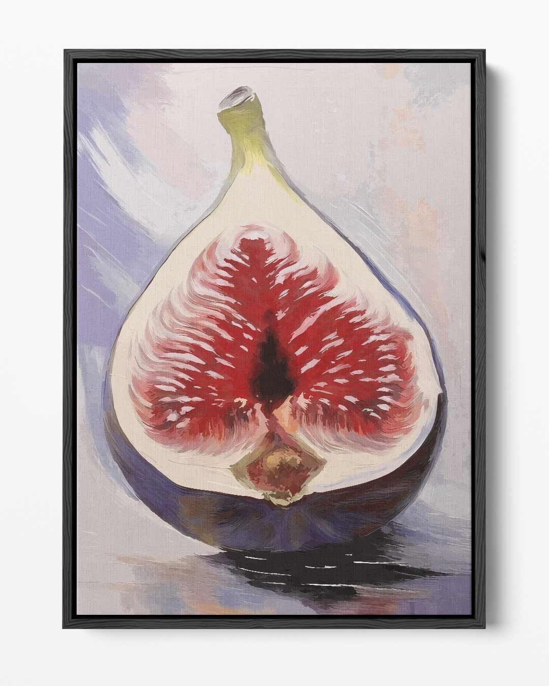 Vijgenfantasie – portret kunstwerk als wanddecoratie