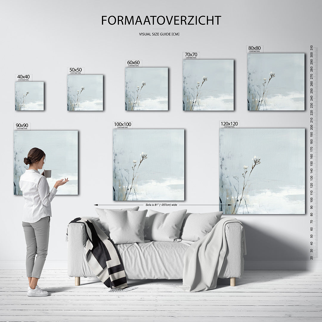 Bloem kunstwerk – materiaalweergave – dit werk toont delicate bloemen tegen een zachte achtergrond. De subtiele