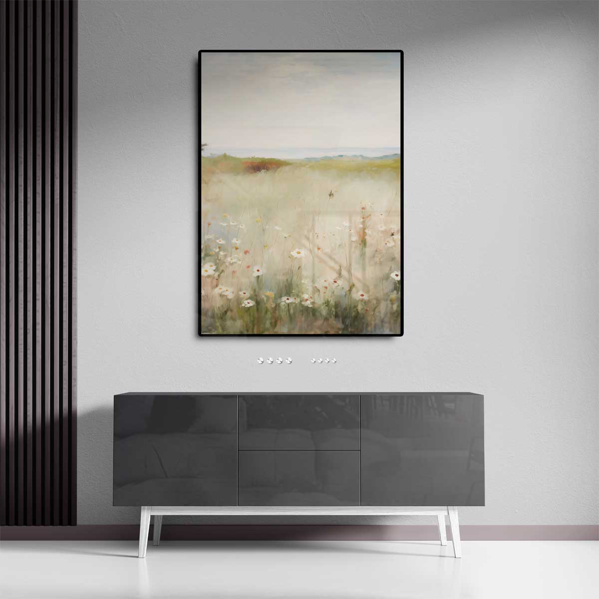 Zomerweelde in Bloei – canvas kunstwerk als wanddecoratie