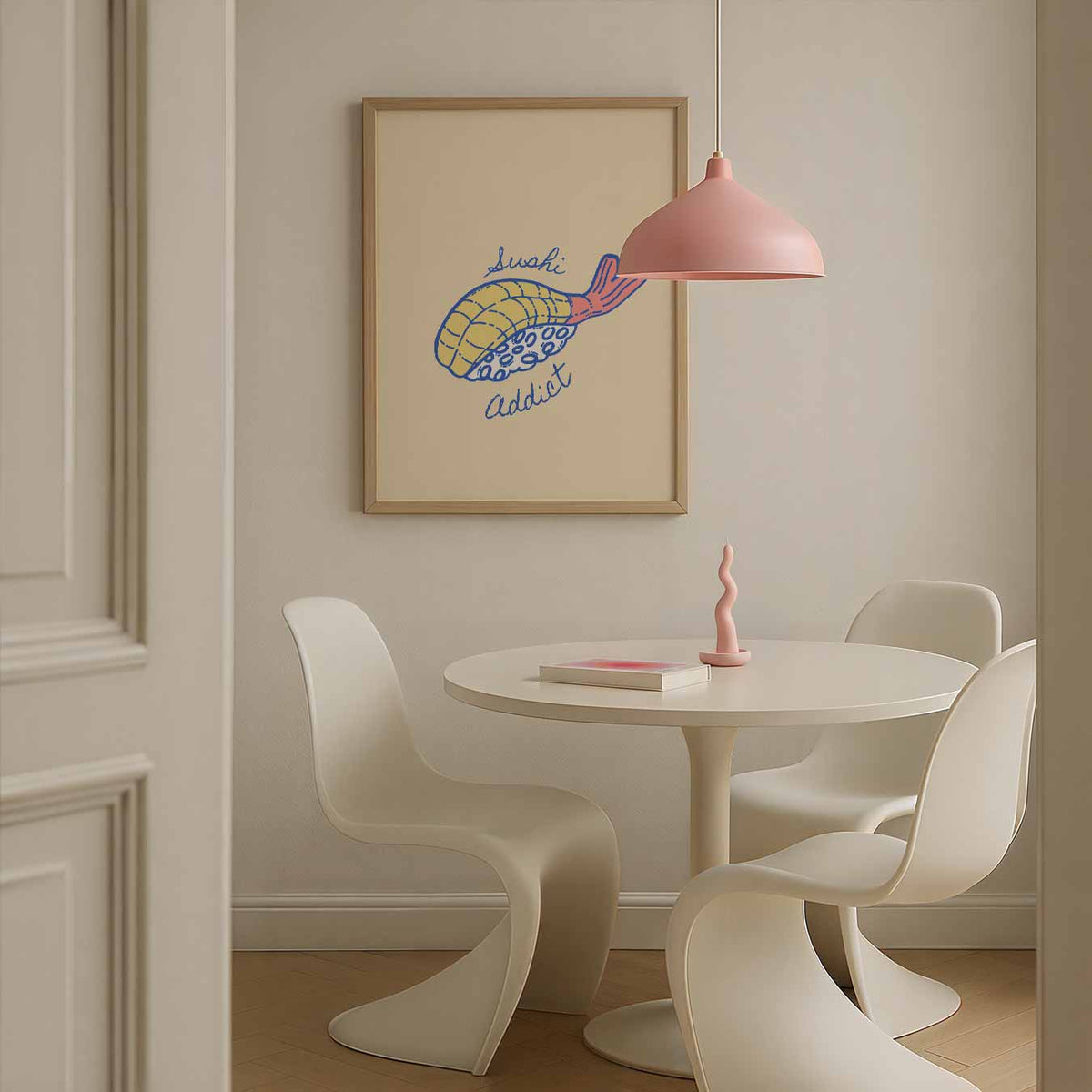 Sushi Addict – culinaire wandkunst als portret poster
