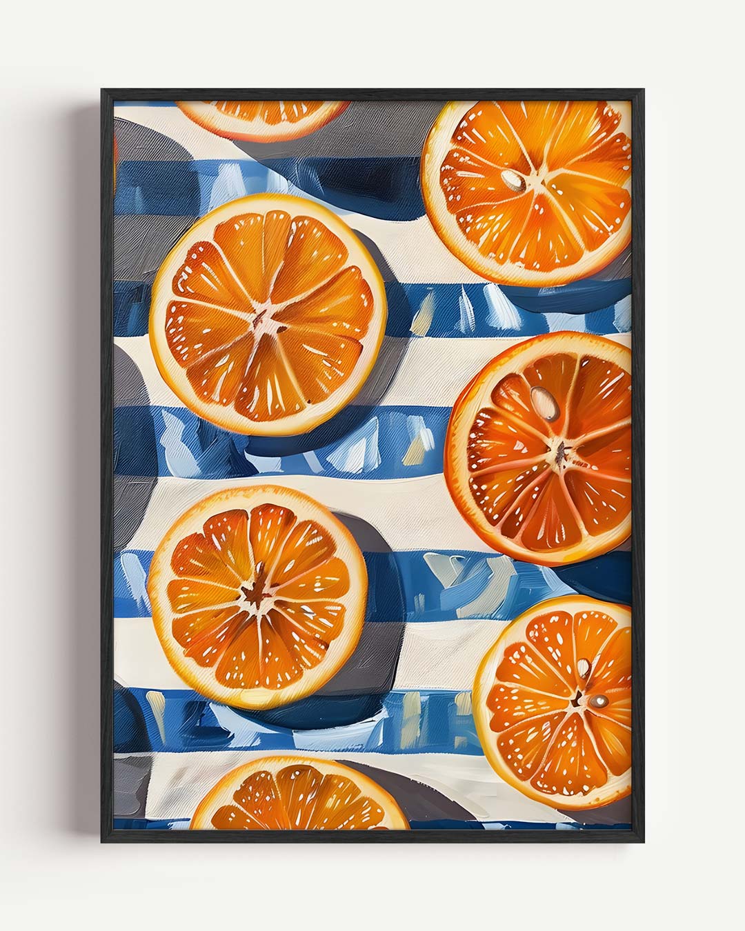 Zomerse Citrus Sfeer – Popart en Streetart portret poster als wanddecoratie