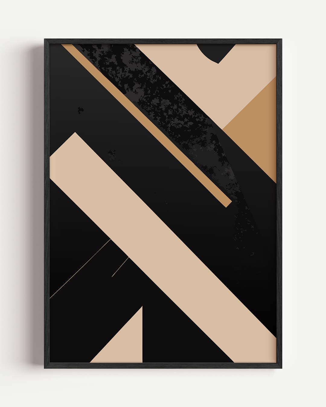 Moderne Grafische Wandposter – kleurrijke abstracte portret poster als wanddecoratie