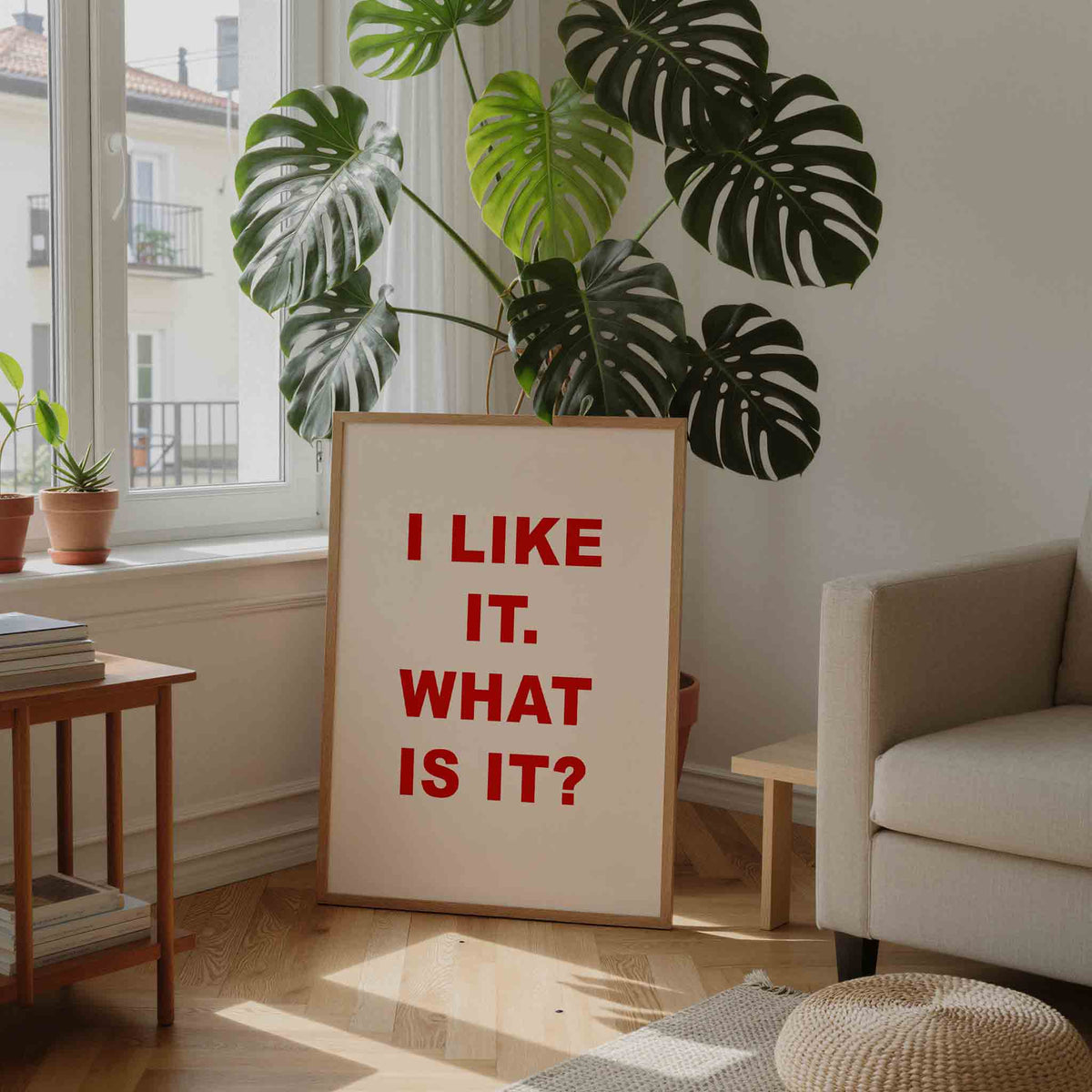 I like it tekst – staande Slow Living wanddecoratie van WallArtistic