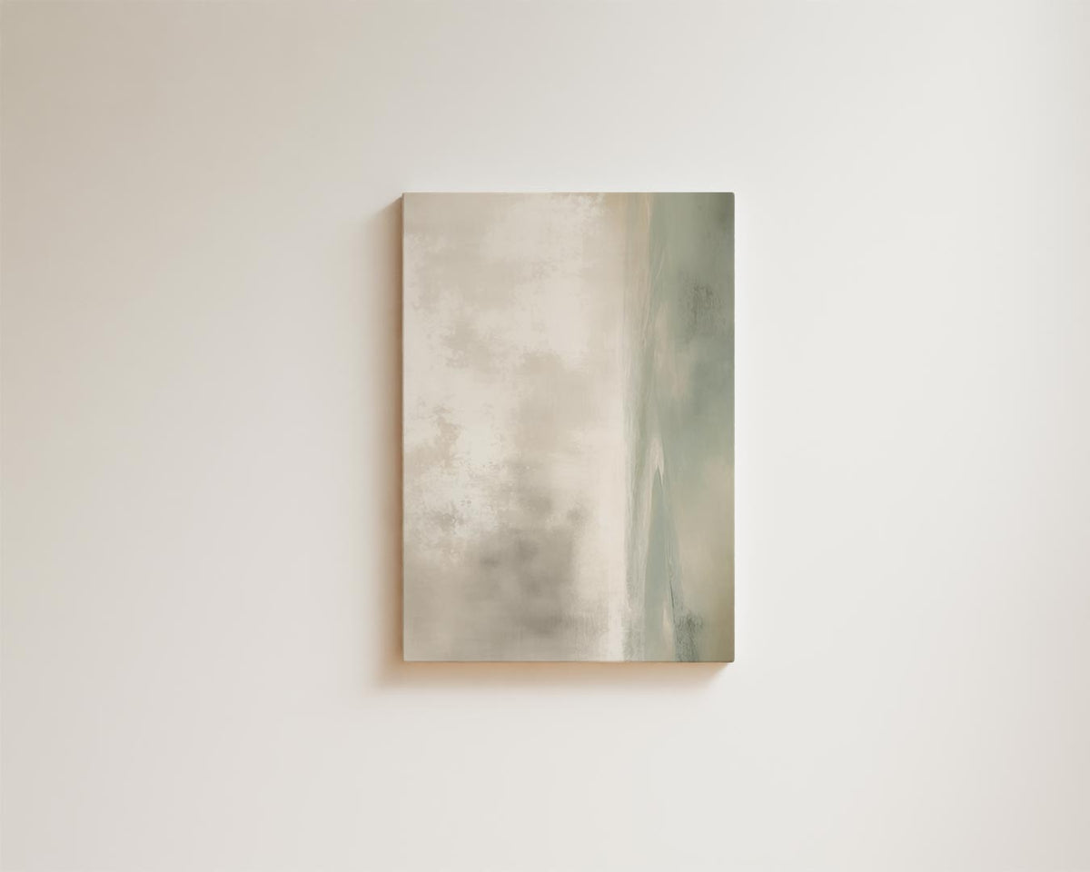 Dromerige Horizon – kunstwerk met zwarte baklijst