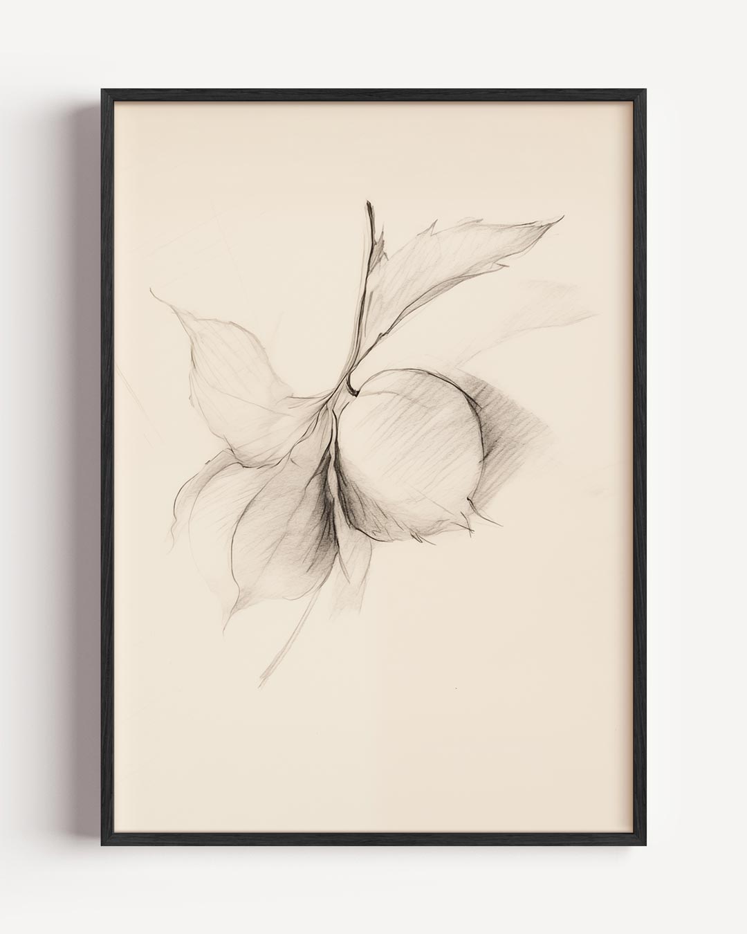 Minimalistische Bladerkunst – botanische portret poster als wanddecoratie