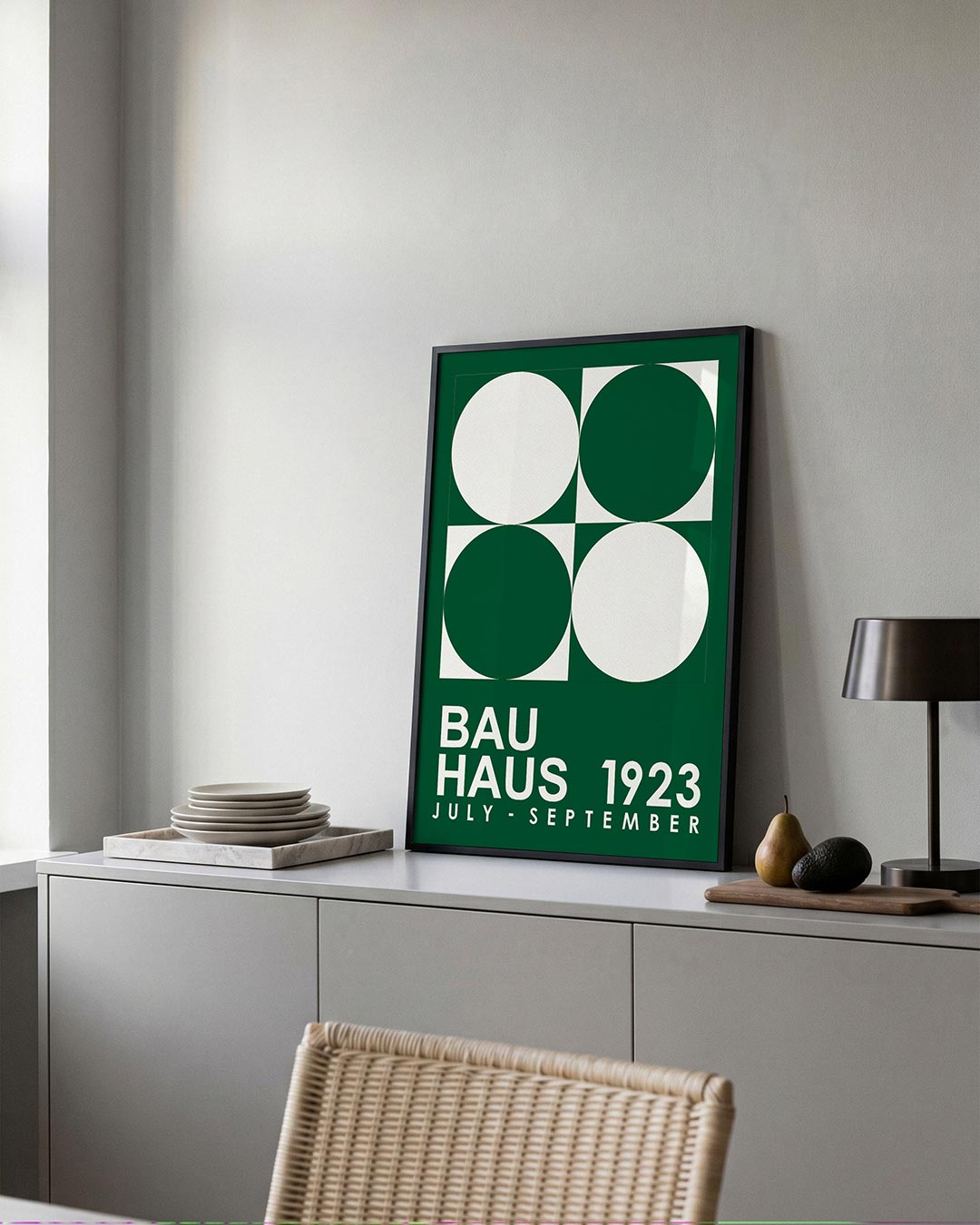  – moderne Bauhaus wandkunst als poster