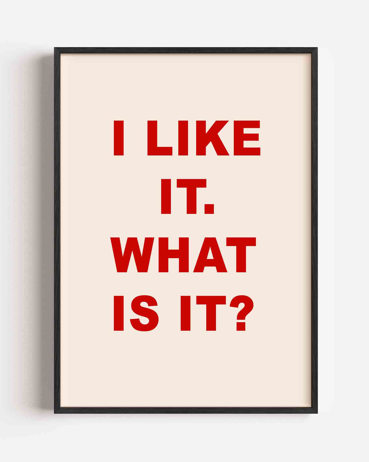 I like it tekst – Slow Living portret poster als wanddecoratie