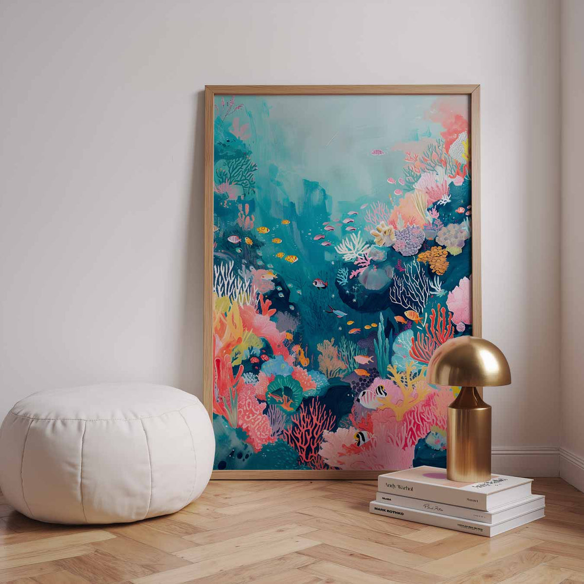 Magische Oceaanfantasie – urban poster in staand formaat