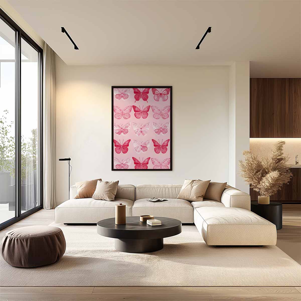 Vlinderfantasie – staand kunstwerk voor modern interieur
