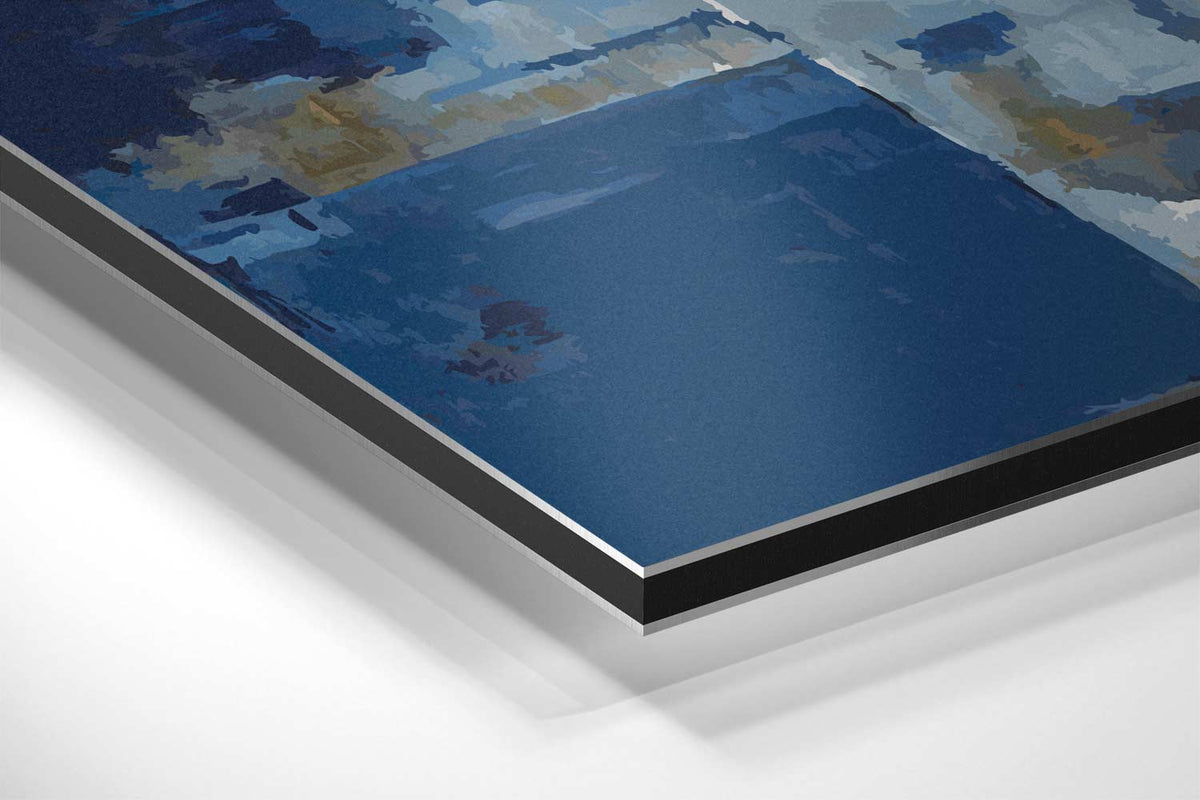 Nachtelijke Reflecties – canvas kunstwerk als wanddecoratie