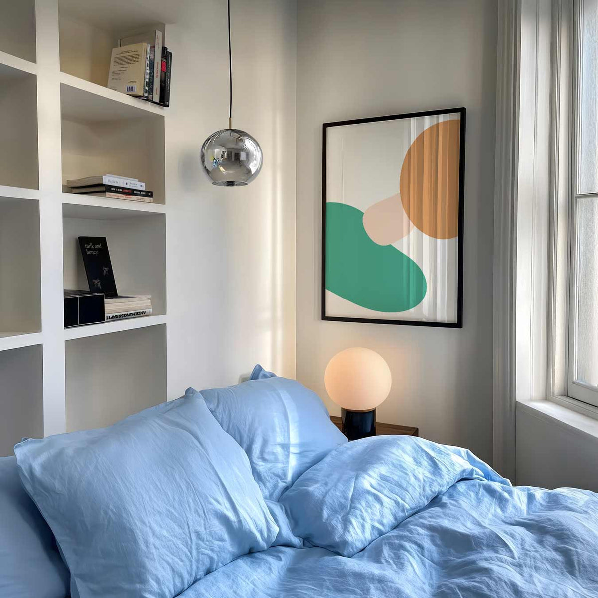 Moderne Abstracte Kunstposter – abstracte poster als moderne staande wanddecoratie
