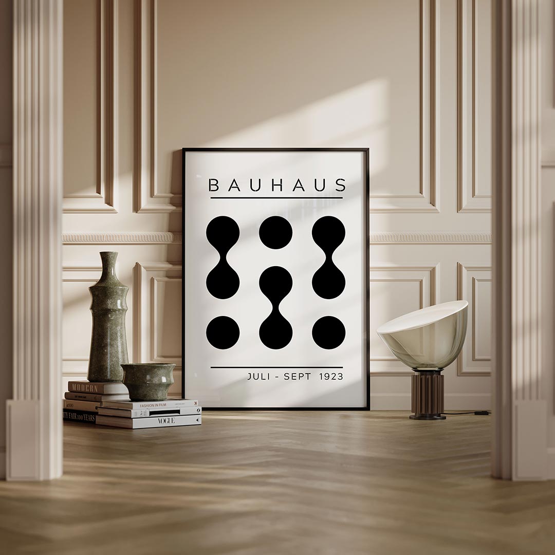 – moderne Bauhaus wandkunst als poster