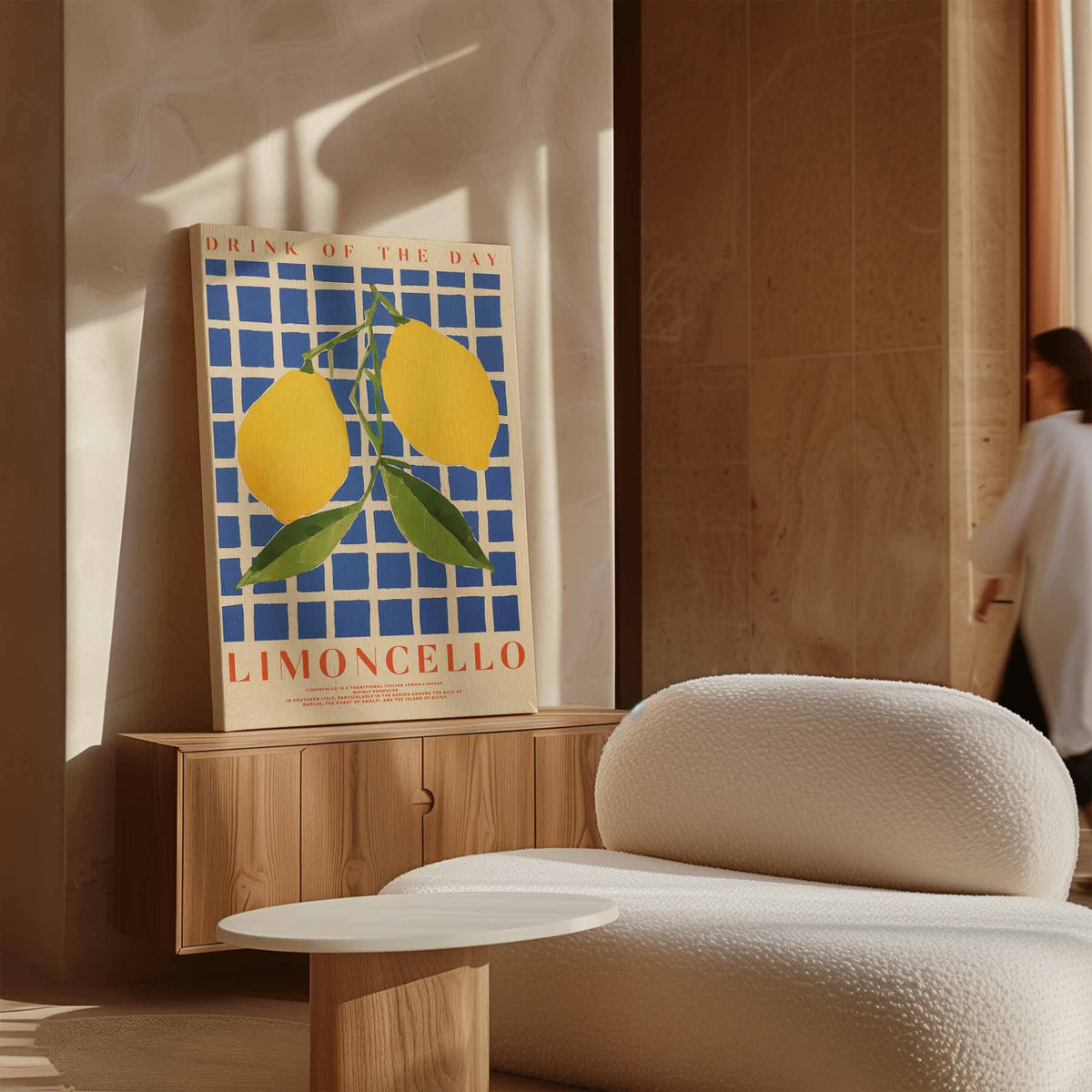 Citrus Serenade Poster – dibond kunstwerk als wanddecoratie