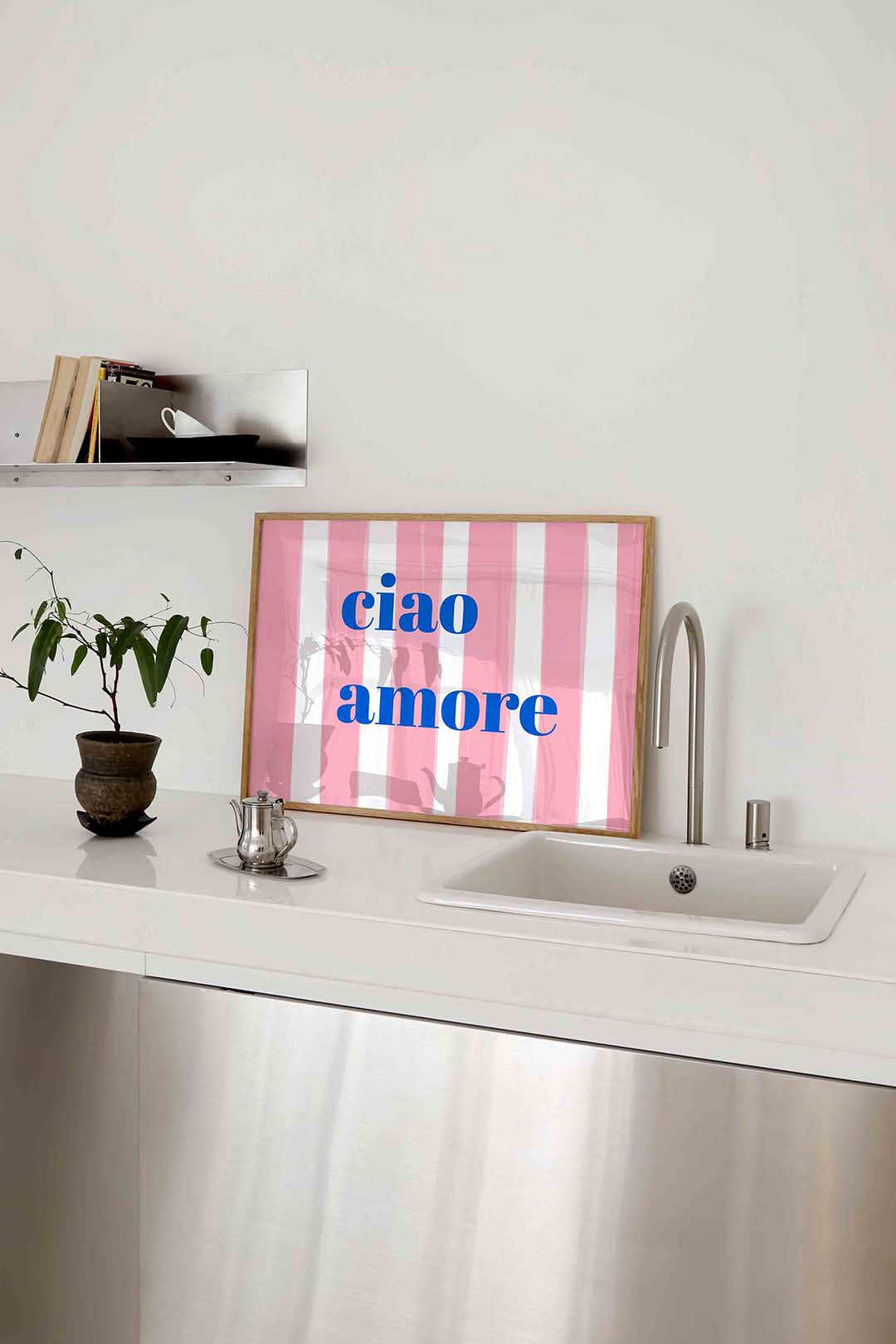 Ciao amore – keukenposter in liggend formaat