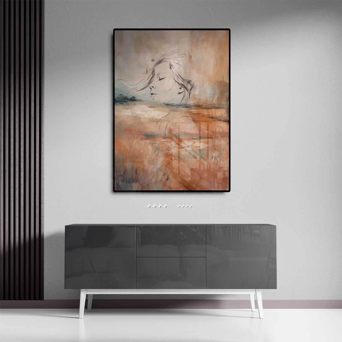 Dromerige Luchten – staand kunstwerk voor modern interieur