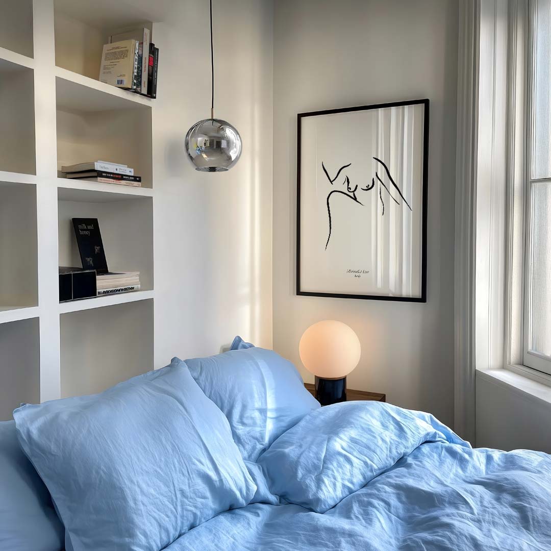 Minimalistische Lijnen Kunstposter – staande lijnkunst wanddecoratie van WallArtistic