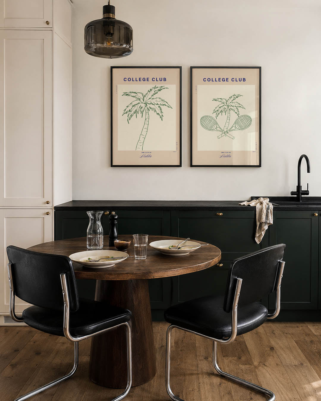 Palm en pastel Posterset