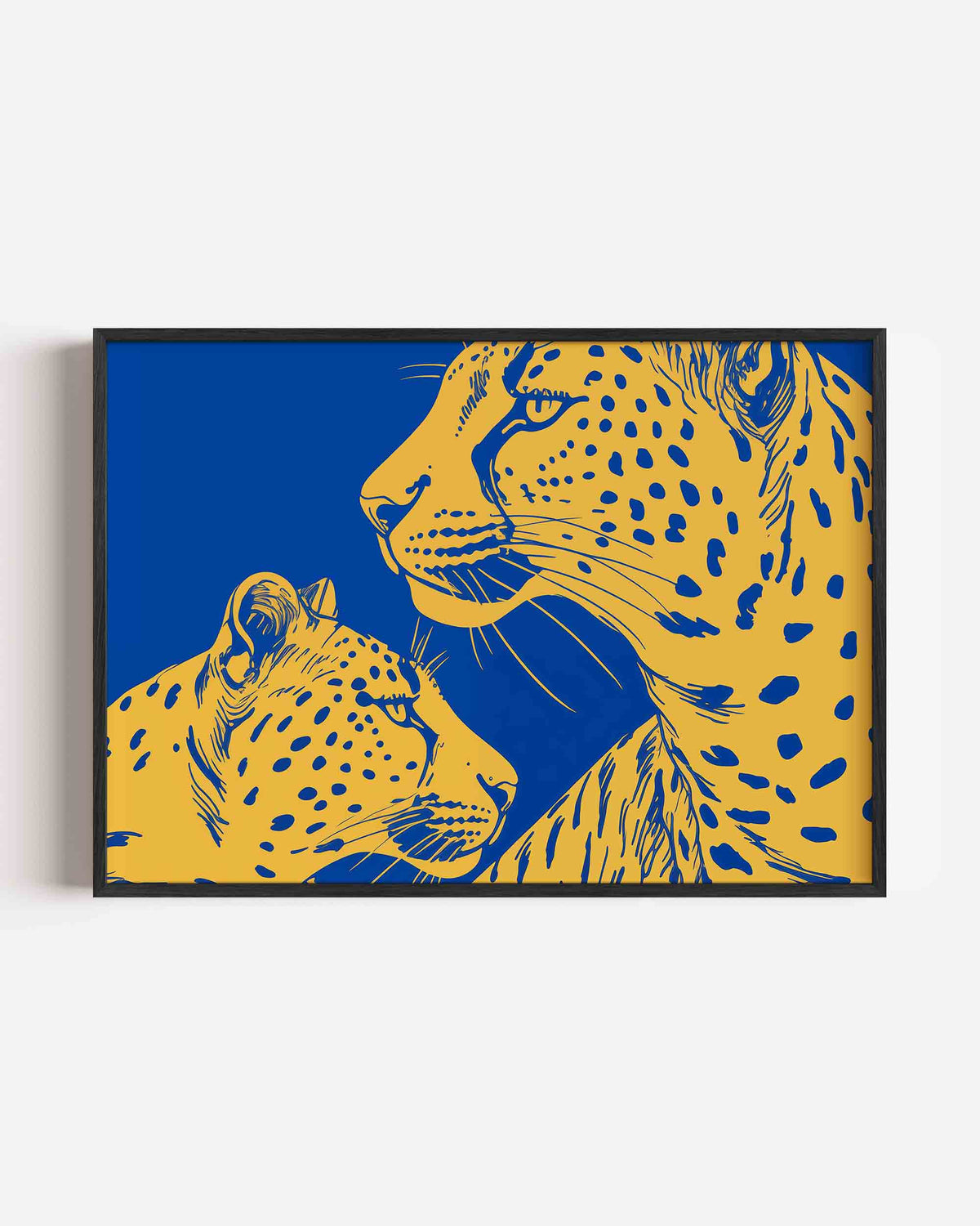 Twee luipaarden – dieren landscape poster als wanddecoratie