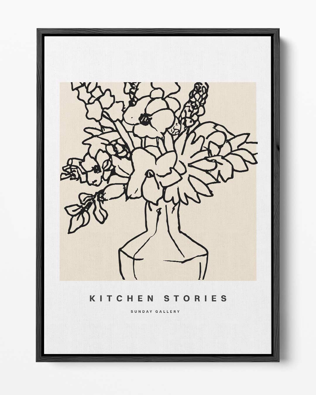 Bloemrijke Vaaskunst – portret kunstwerk als wanddecoratie