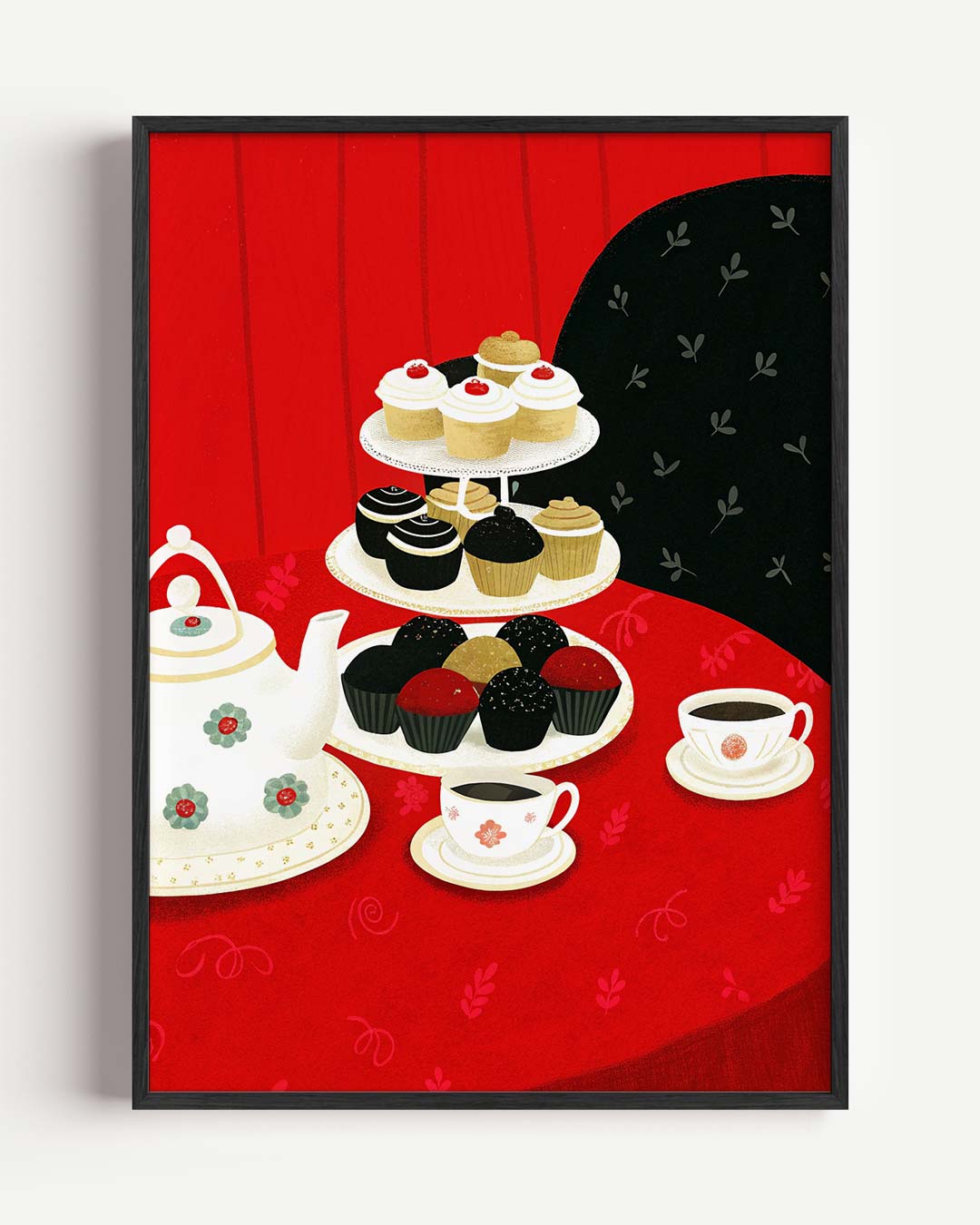 High Tea Verwennerij – keuken portret poster als wanddecoratie