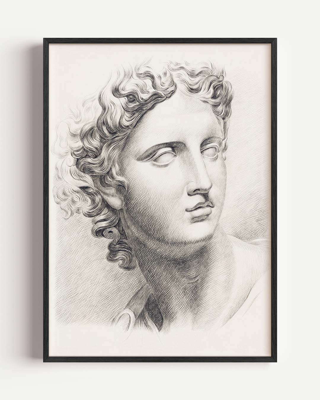 Klassieke Griekse Schoonheid – vintage portret poster als wanddecoratie