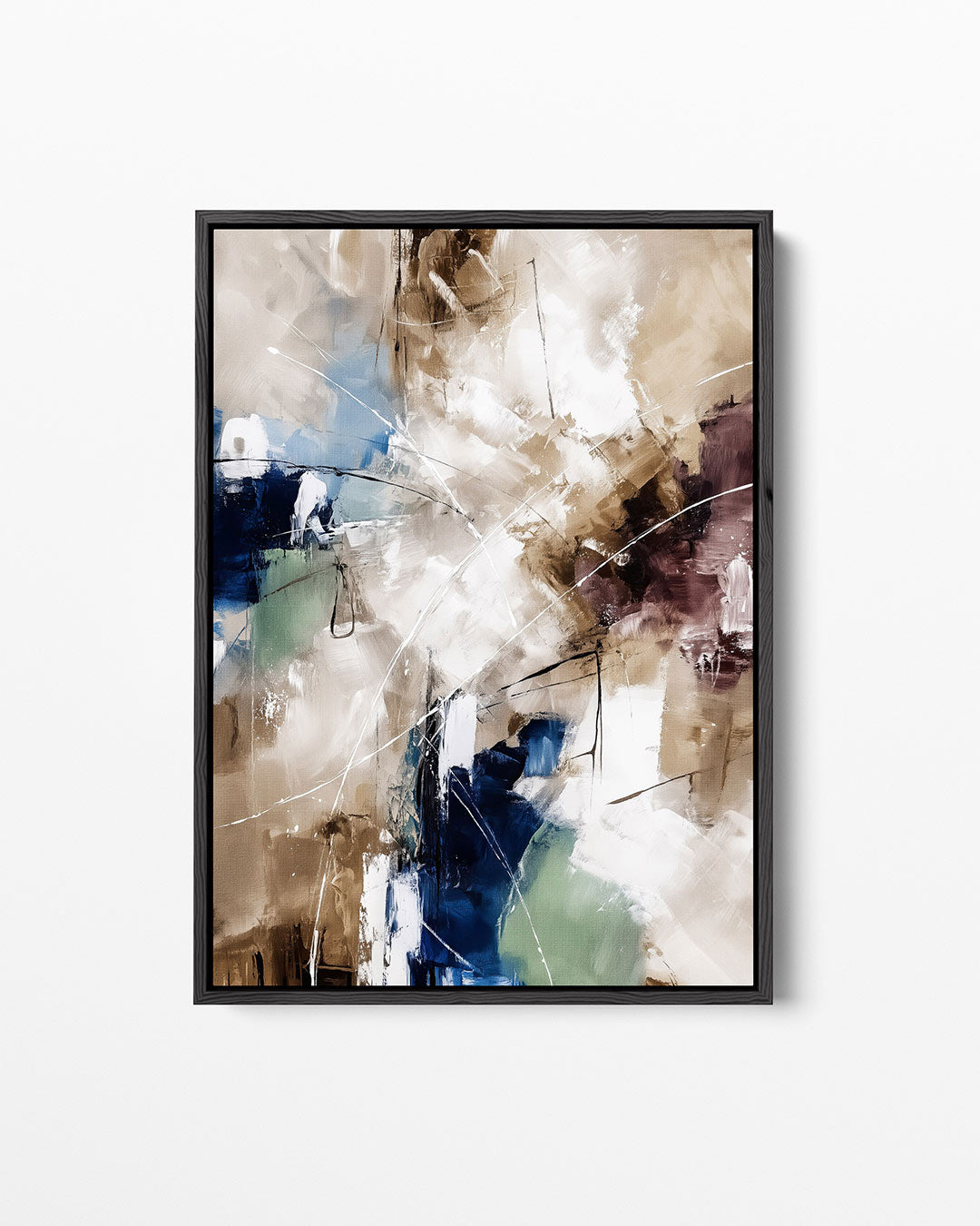Dynamische kleurenexplosie – staand wanddecoratie kunstwerk