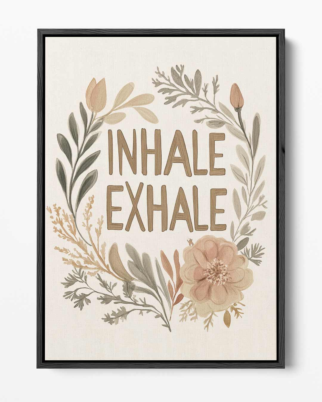 Botanische Ademhaling Poster – portret kunstwerk als wanddecoratie