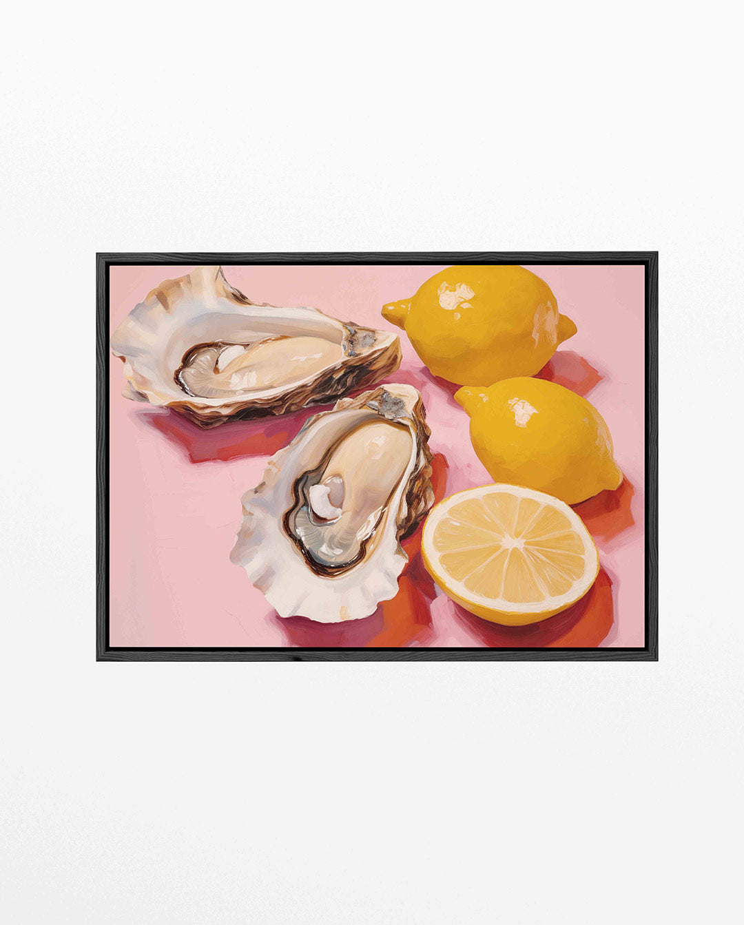 Oesters en citroenen – liggend keuken kunstwerk