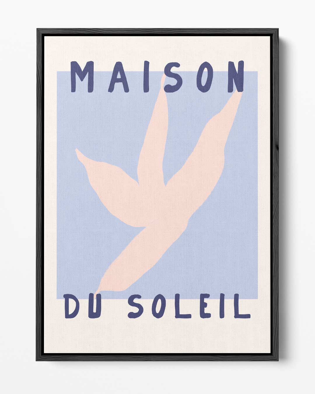 Maison du Soleil Kunstposter – portret kunstwerk als wanddecoratie