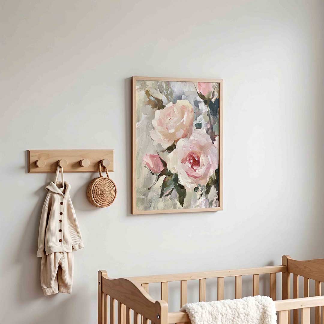 Rozen en knoppen – kinderposter in staand formaat