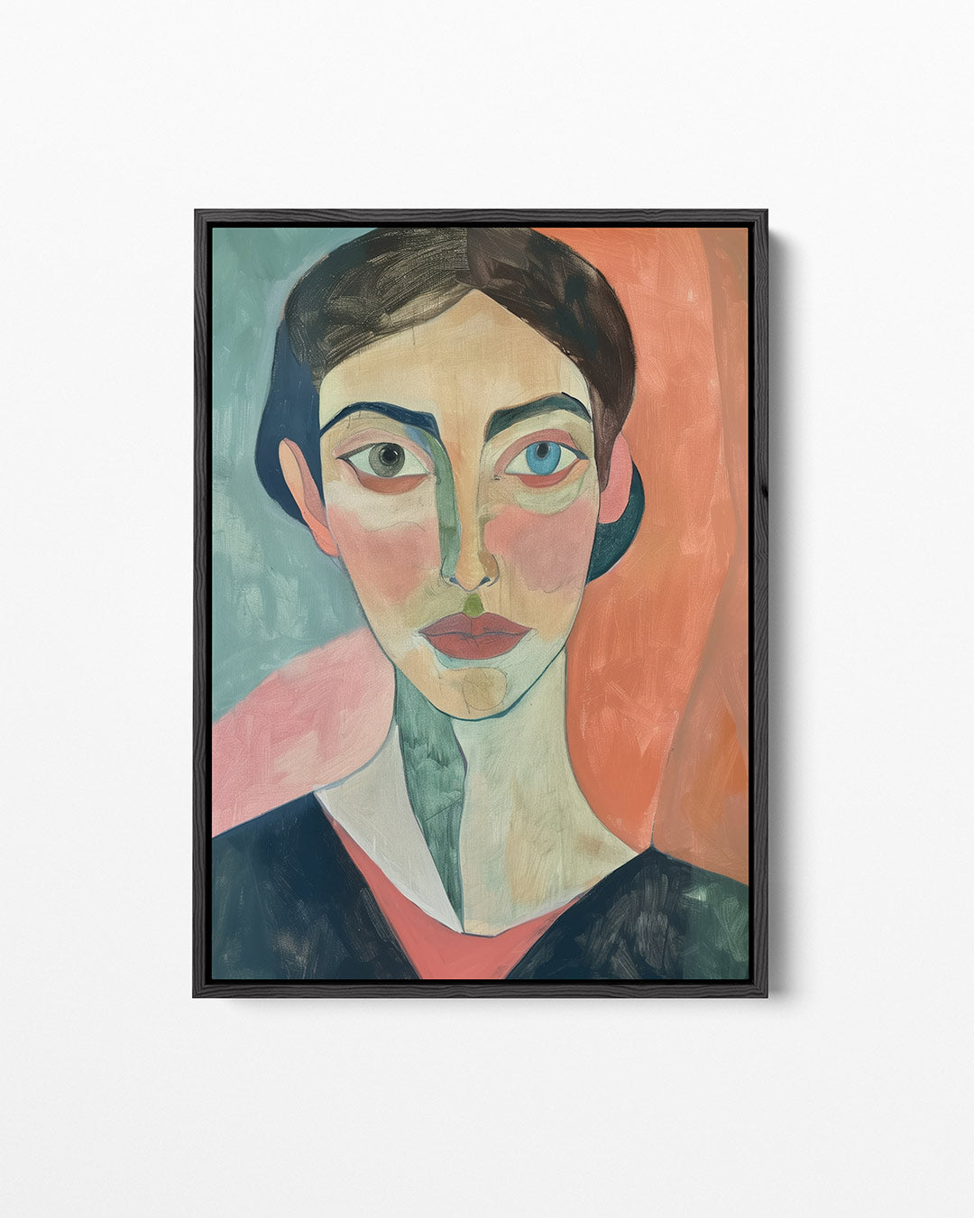 Portretstudie – Gedurfde – staand wanddecoratie kunstwerk