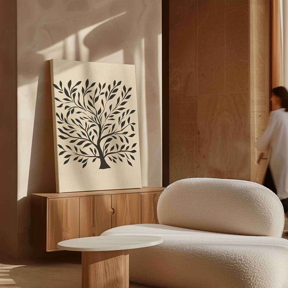 Boom van Sereniteit – dibond kunstwerk als wanddecoratie