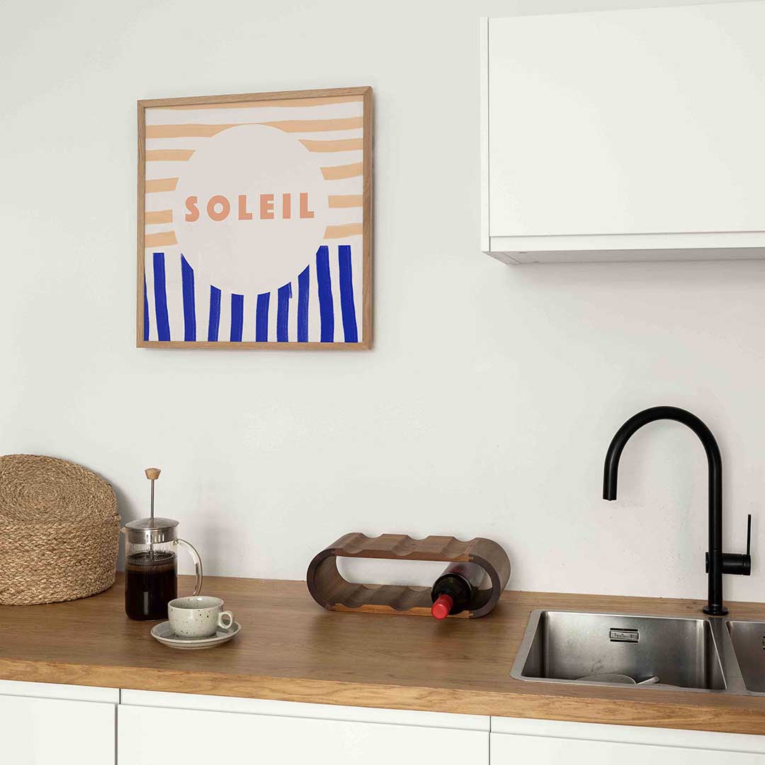 Soleil – keukenposter in vierkant formaat