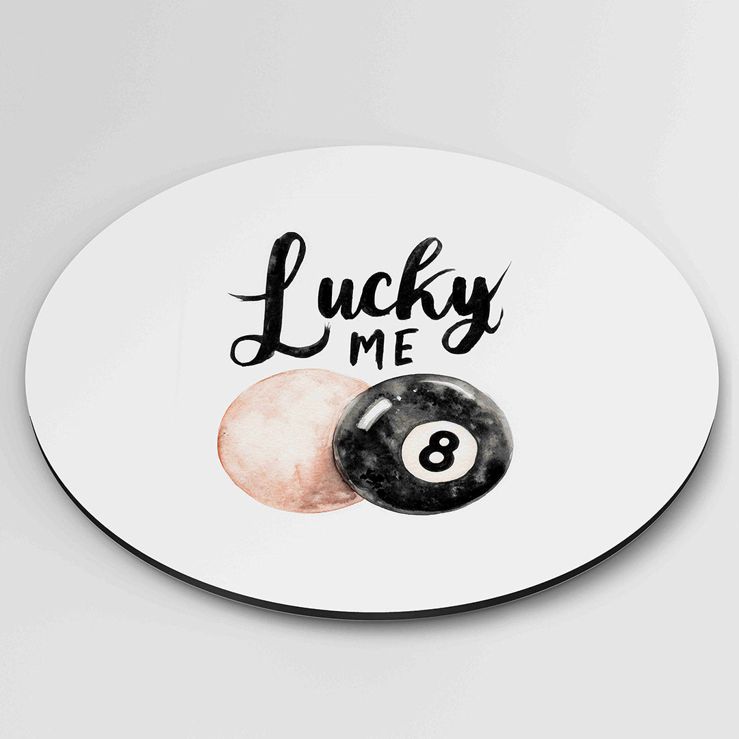 Lucky me – Pop Art wandkunst als moderne muurcirkel