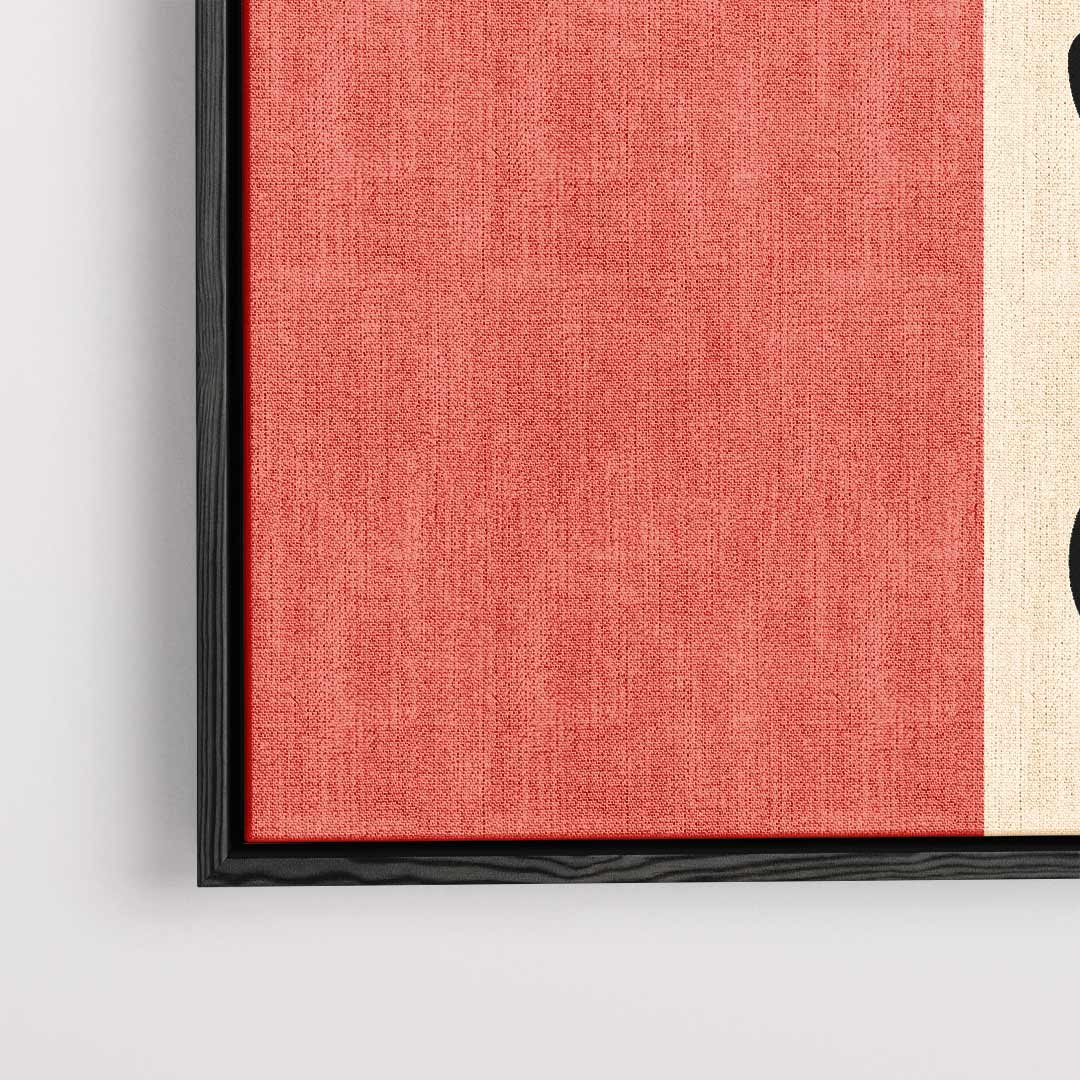 Geometrische Vaas in Stippen – dibond kunstwerk als wanddecoratie