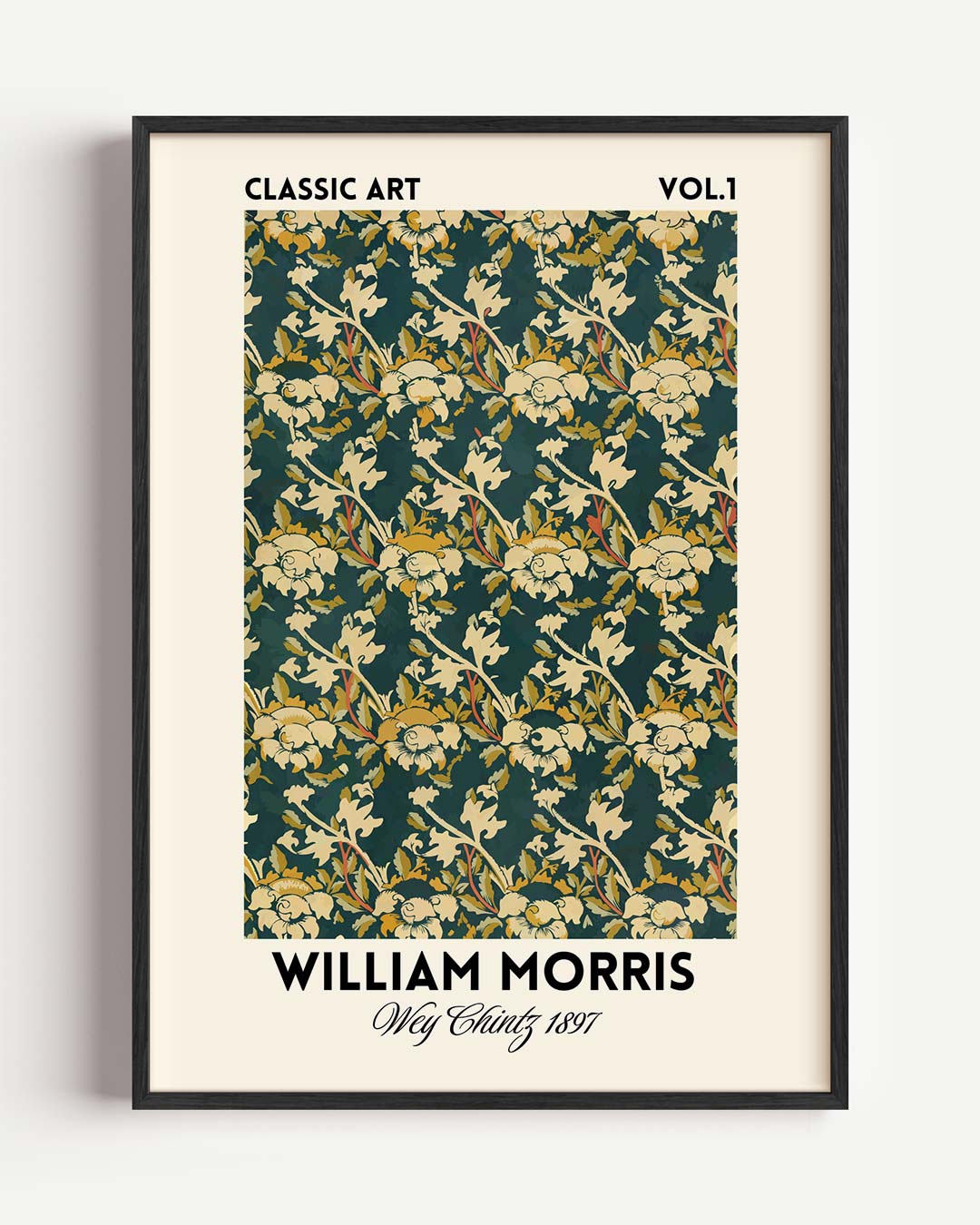 Klassieke Bloemenpracht – William Morris portret poster als wanddecoratie