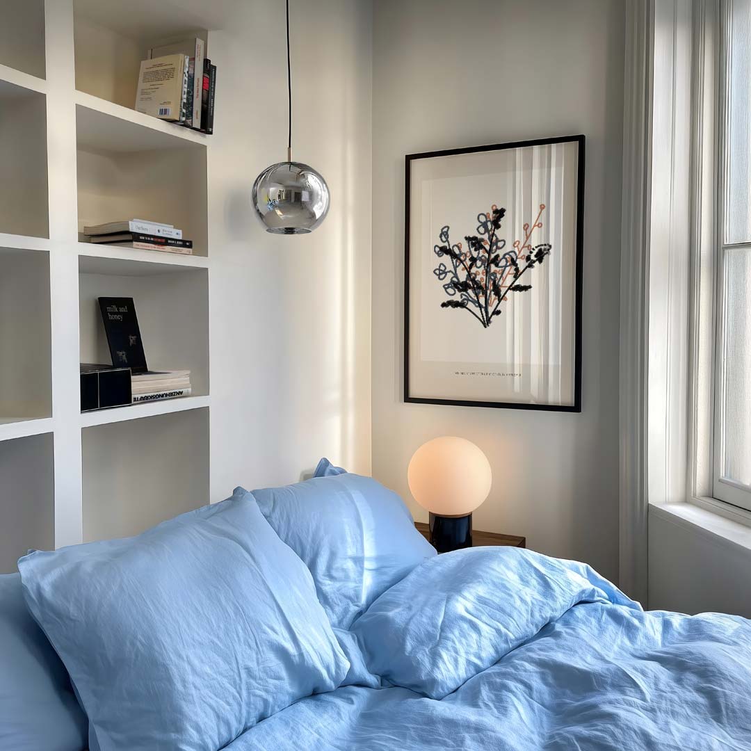 Moderne Minimalistische Bloemenposter – staande muurposter met bloemen