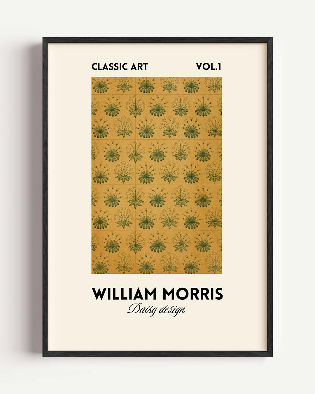 William Morris Daisy Design – William Morris portret poster als wanddecoratie